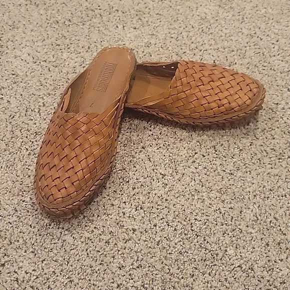 Mohinders Leather Slip On Sandals Shoes Sz 7 - Picture 2 of 5